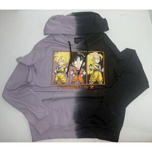 Dragon Ball Z‎ Toei Long Sleeve Pullover Hoodie Sweatshirt Sz Small Anime Unisex